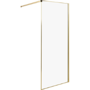 WASPAM - Douchescherm - Goud - 80 x 190 cm - Veiligheidsglas