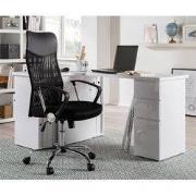 Bureaustoel 'Max' met netbespanning, zwart