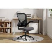 Bureaustoel 'Marcos' Mesh Zwart/Grijs