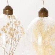 Hang. ei droog bloemen l8b6 cm wit