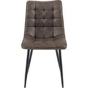 Eetkamerstoel Lucille lichtbruin 4 stuks per doos (set van 4) - 43 cm ...