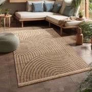 Binnen en Buitenkleed - Vloerkleed Colinna - Beige - 160x220 cm