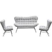 Garden Impressions Melfort loungeset 3-delig - grey sand