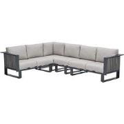 Garden Impressions Gabon loungeset hoek 4-delig links - sandstone