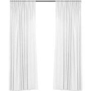 Larson - Luxe ondergordijnen - Met haken - 1.5m x 2.5m - Wit