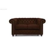 Chesterfield Eco Leather Line - Distress Brown 2-zits