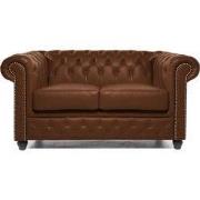 Chesterfield Eco Leather Line - New Brown 2 Tone 2-zits