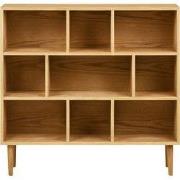 Boekenkast Naturel Hout - 112x105x30cm - Oshawa