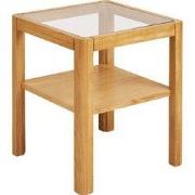 Bijzettafel Rond - Naturel Hout - Ø40x45cm - Lourmarin