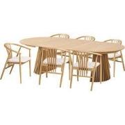 Eetkamerset Osaka Naturel - Incl. Agustin Set Van 6