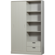 WOOOD Mila Schuifdeurkast - Grenen - Dust - 200x120x42