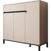 Meubella - Finta - Schoenenkast - Beige - 119x40x110 cm