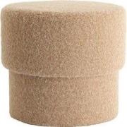 Poef Muno - Licht Bruin - Ø50x45cm