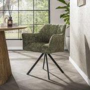 Eetkamerstoel Lino Groen Draaibaar