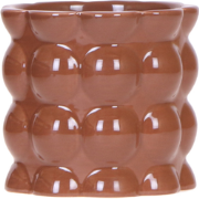 Kolibri Home | Cotton Shine sierpot - Brown - Ø9cm