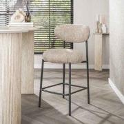 Moderne Barkruk Ronda Cargo zand stof - 67 zithoogte