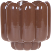 Kolibri Home | Retro Shine sierpot - Brown - Ø12cm