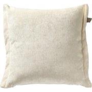 LEWIS - Sierkussen 45x45 cm - fluweel - met sierrand - Snow White - wi...
