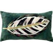 ARLO - Sierkussen 30x50 cm - bladprint - Greener Pastures - groen