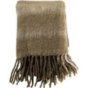 LANDO - Plaid 130x170 cm - Deken met wol en flosjes - superzacht - Mil...