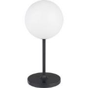 Tafellamp Rond - Kunststof Blauw - 15x15x33cm - Hub