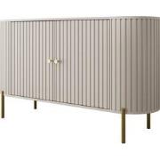 Meubella - Sorenna - Dressoir - Beige - 139x40x79 cm