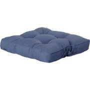 2 stuks - Loungekussen 50x50 cm casual steelblue