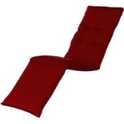 Deckchair rood 200x46x9 cm Havana