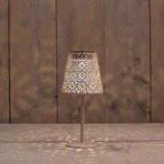 Solar lantaarn metaal 28x12 cm zand