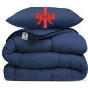 Avenue – Dekbed zonder overtrek 240x220 cm Blauw + Hoofdkussen 60x70 c...