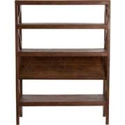 Light&living Kast open 120x40x160 cm YUKI acacia hout donker bruin