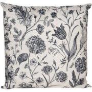 Buitenkussen vintage bloemen 45x45 cm