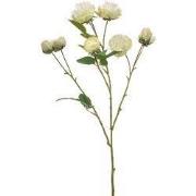 Rose mini spray white/green 65 cm Emerald