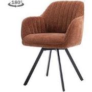 Tower living Bruno swivel  armchair - Pearl copper