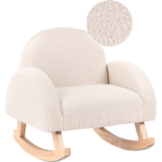 HUG - Schommelstoel voor kinderen - Lichtbeige - Bouclé