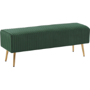 PATERSON - Hocker - Smaragdgroen - Fluweel