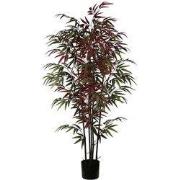 Bamboe rood 150 cm kunstplant