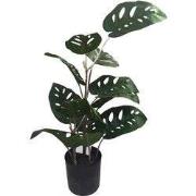 Monstera monkey mask 47 cm kunstplant