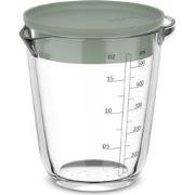 Glas maatbeker chef it 500 ml met deksel nordic sage