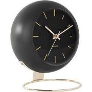 Tafelklok Globe - Zwart - 21x24,5x14cm