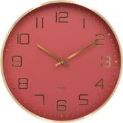 Wandklok Elegance Glow - Rood - Ø40cm