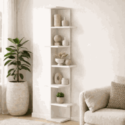 Boekenkast Saso Wit Melamine 37x141x24 cm