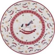 Villeroy & Boch Toy’s Delight Rond Vloerkleed Hobbelpaard Creme Rood- ...