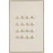 Mica Decorations Wanddecoratie - Wandpaneel Abstracte Kunst 60 x 40 x ...