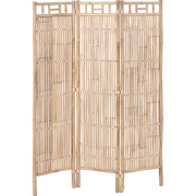 CEFALU - Tuin privacyscherm - Lichtbruin - 120 x 160 cm - Bamboehout