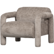 WOOOD Lenny Fauteuil - Polyester  - Zand - 65x76x82