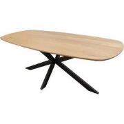 Kick eettafel Dana - 210cm - Lichtbruin