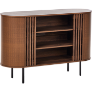 TAROON - Sideboard - Donkerbruin - Vezelplaat