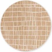 Ted Baker Haringey Rond Buitenkleed Jute Wit- 200 CM ROND