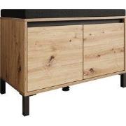 Meubella - Alessa - Schoenenkast - Eiken - 80x40x57 cm